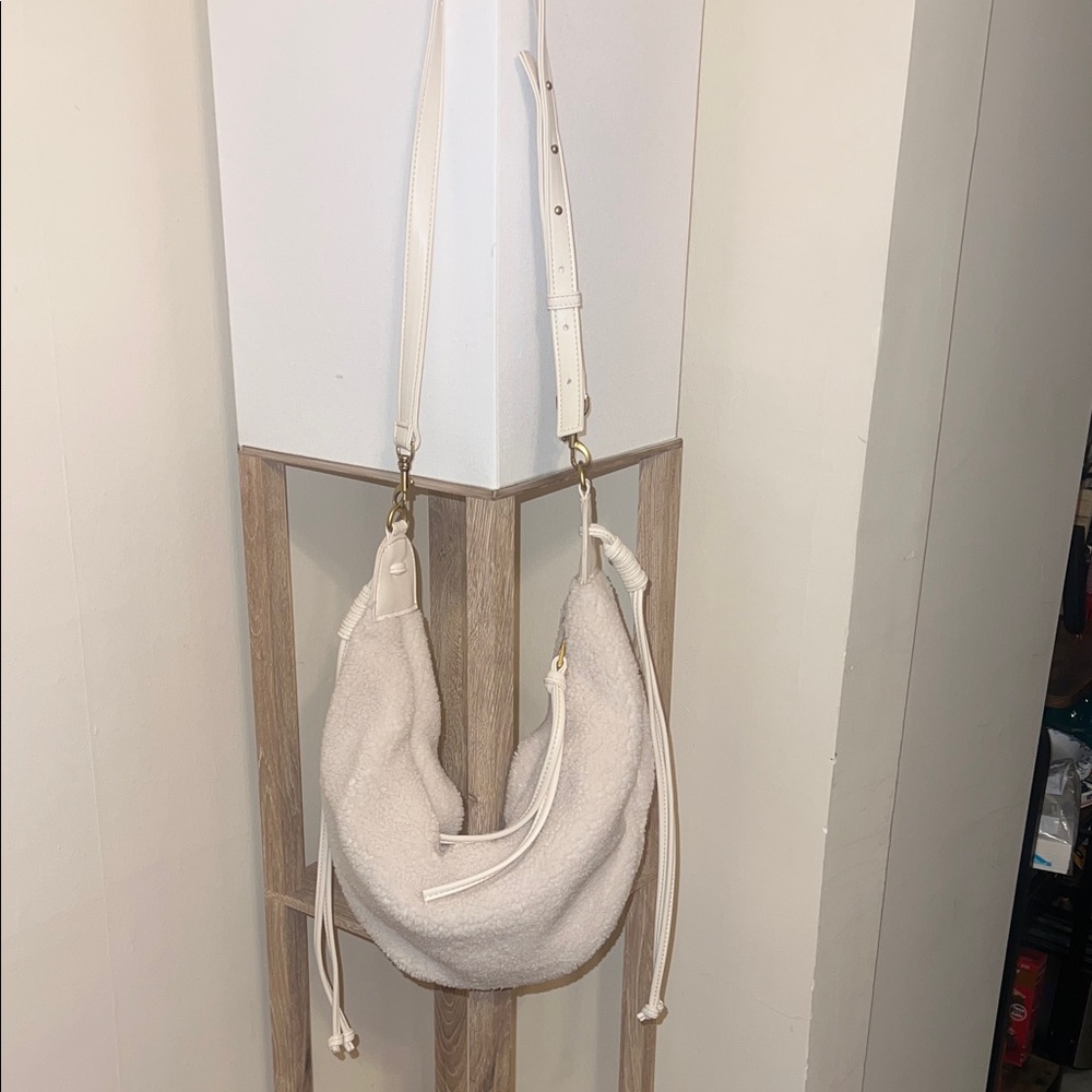 Elegant Cream Hobo Bag